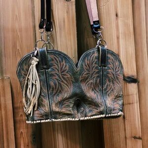 Hand stitched Western Cowboy Boot purse!